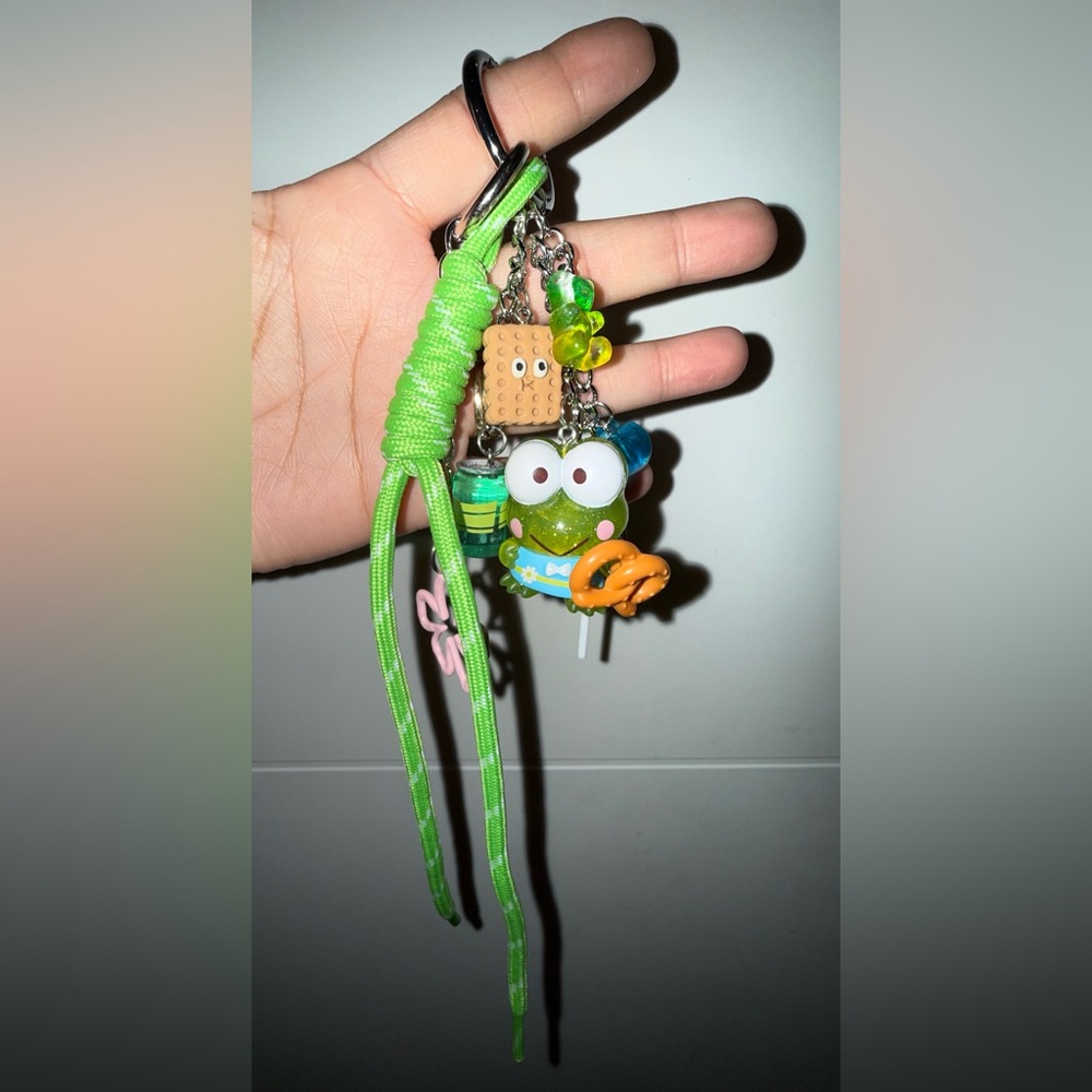 Handmade Sanrio Keroppi Keychain 💚💚💚